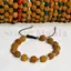 Bratara rudraksha 8mm si cristal de stanca fatetat 4mm