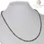 Colier labradorit lucios discuri 3mm si argint 925