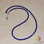 Colier lapis lazuli discuri 3mm si argint 925