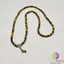 Colier mantra mala cu ochi de tigru si argint 925