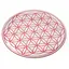 Abtibild sticker Feng Shui 3D c cu Floarea Vietii, Simbolul vietii rosu - 4,5cm