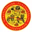 Abtibild sticker Feng Shui cu cei trei (3) gardieni celesti, cei trei lei sau cei trei gardieni divini - 8cm