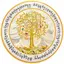 Abtibild sticker Feng Shui cu copacul prosperitatii, monede chinezesti, pepite, mantre si cele 8 simboluri tibetane - 11cm