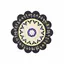 Abtibild sticker Feng Shui de protectie cu Silaba HUM 2022 - 5cm