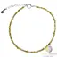 Bratara diamant natural galben 2mm si argint 925