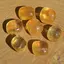 Calcit honey rulat 23-26mm
