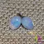Cercei cu surub opalit oval 8x5mm