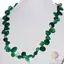 Colier agat verde freeform