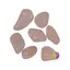Cuart roz rulat 2-3cm