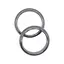 Inel circular din hematit model 1, 20mm
