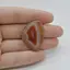 Cabochon Agat Botswana Portocaliu 37x25x5mm C27