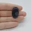 Cabochon Agat Negru Druzy 28x18x8mm C92