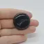 Cabochon Agat Negru Druzy 30x30x7mm C55