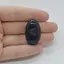 Cabochon Agat Negru Druzy 31x19x7mm C88