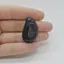 Cabochon Agat Negru Druzy 33x20x9mm C18