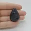 Cabochon Agat Negru Druzy 35x26x14mm C19