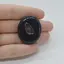Cabochon Agat Negru Druzy 35x29x6mm C94