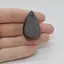 Cabochon Agat Negru Druzy 36x23x13mm C2