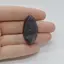 Cabochon Agat Negru Druzy 37x19x13mm C62