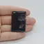 Cabochon Agat Negru Druzy 39x27x6mm C44