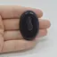 Cabochon Agat Negru Druzy 43x29x7mm C15
