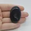 Cabochon Agat Negru Druzy 44x28x8mm C81
