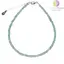 Bratara acvamarin discuri 2mm si argint 925