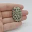 Cabochon Jasp Dalmatian 38x24x6mm C49