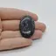 Cabochon Obsidian Fulg de nea 37x24x7mm C81