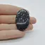 Cabochon Obsidian Fulg de nea 40x25x6mm C10