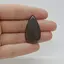 Cabochon Obsidian Silver 34x19x5mm C40