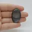 Cabochon Obsidian Silver 36x23x5mm C39