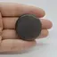 Cabochon Obsidian Silver 36x36x5mm C21