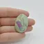 Cabochon Rubin in fucsit 36x25x7mm C45