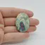 Cabochon Rubin in fucsit 37x26x7mm C61