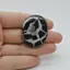 Cabochon Septaria Negru 38x30x5mm C46