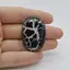 Cabochon Septaria Negru 40x27x5mm C9