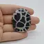 Cabochon Septaria Negru 44x34x4mm C3