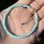 Bratara amazonit blue discuri 4mm cu argint 925