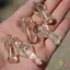 Pandantiv inger citrin natural transparent 30mm