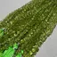 Sirag peridot briolete fatetate 6x5mm, model 2, 20cm