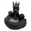 Suport ardere conuri parfumate cascada - backflow, Dragon cu perla