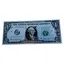 Feng Shui - Bancnota argintie din polimer 1$ (un dolar)