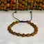 Bratara rudraksha 6mm si pirita fatetata 4mm