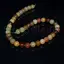 Colier jad multicolor sfere 10mm