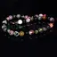 Colier turmalina multicolor sfere 12mm