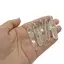 Pandantiv dublu varf lucrat manual cu sarma, cristal de stanca, 6cm