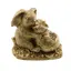 Statueta Feng Shui Iepure cu sac si monede, 9,5cm
