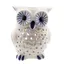 Vas aromaterapie din ceramica, model bufnita alba - 11cm