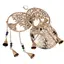 Decoratiune clopotei de vant din metal cu trei simboluri copacul vietii, 90cm